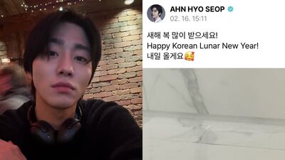 安孝燮「 Happy Korean Lunar New Year」 IG遭中國網友湧入