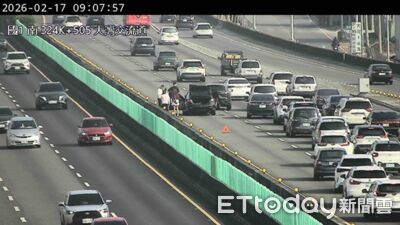國道「紫爆」多路段湧車潮　3起事故影響車流