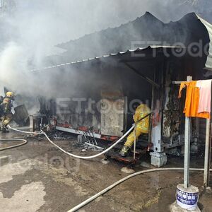 「台版九龍城寨」陷火海！貨櫃屋狂燒1傷　弱勢住戶恐無家可歸