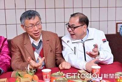 陳見賢合體柯文哲!初一參拜廣和宮 推廣新埔在地文化