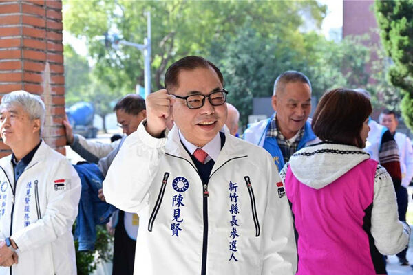 新竹縣副縣長陳見賢（圖）著重建設希望兼顧頭前溪南與頭前溪北均衡發展。（圖／翻攝自陳見賢臉書）