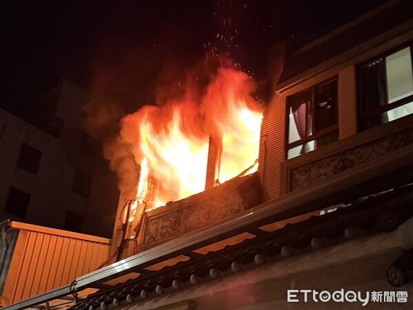 ▲▼快訊／初一悲劇！台中「透天厝」惡火夫妻1死1重傷　傳激烈爭吵聲。（圖／記者游瓊華翻攝）