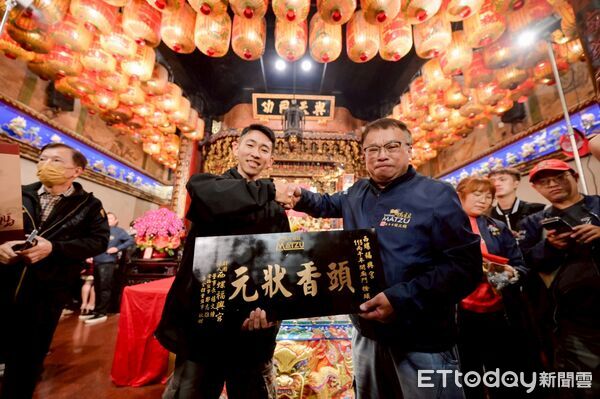 ▲▼ 西螺福興宮「頭香哥」。（圖／記者游瓊華翻攝）