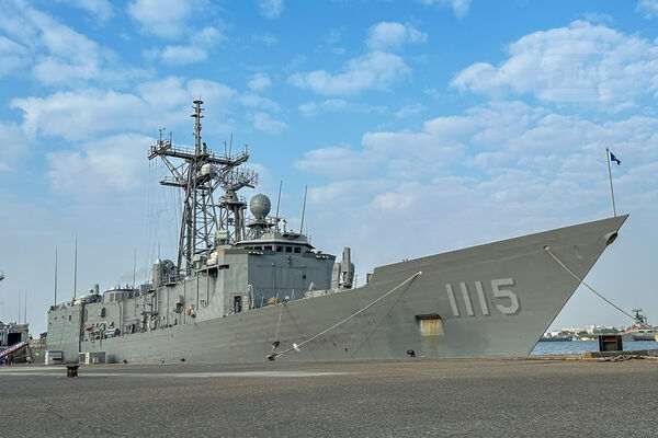 海軍展示逢甲軍艦武器裝備 強化反艦防空能力