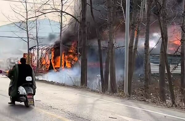 ▲▼  江蘇煙豁爆炸8死2傷，過年變喪事           。（圖／翻攝 抖音）