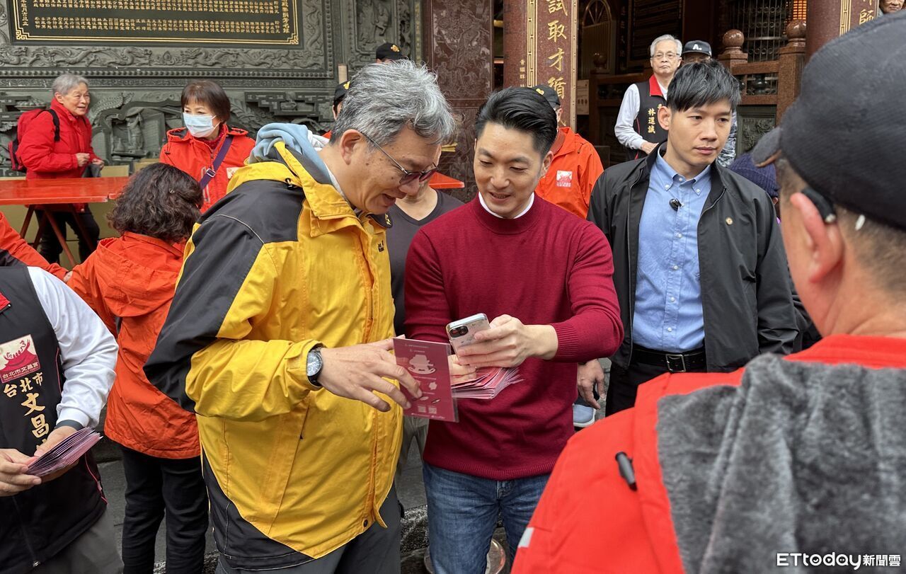 初一走春文昌宮 蔣萬安:大寶今年要會考也要來拜