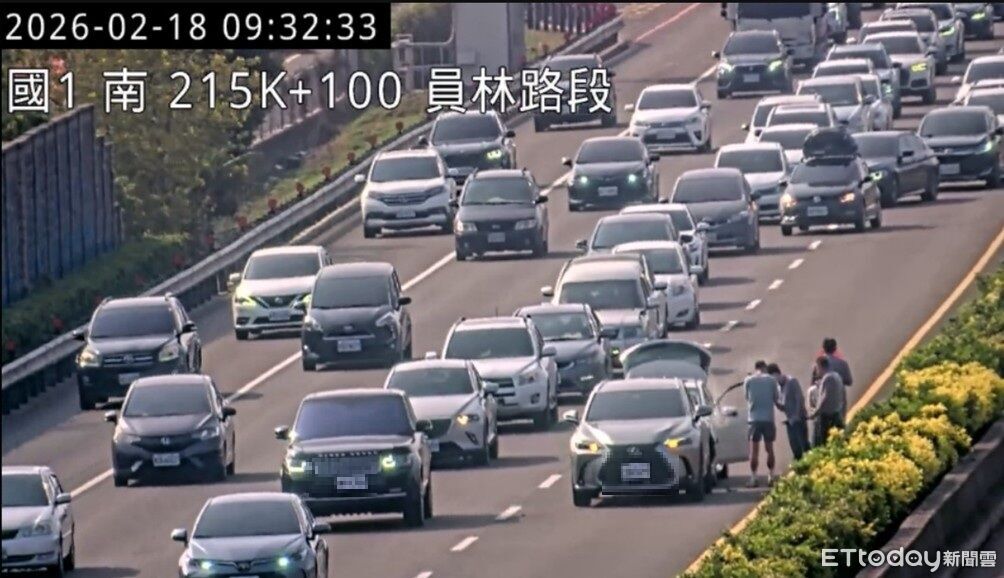 國道3起追撞「最多回堵5公里」 下午有17處地雷路段