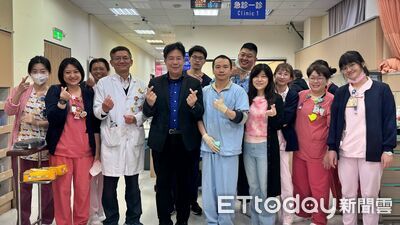 春節24小時急診不打烊　醫福會林慶豐赴基隆醫院慰勉醫護