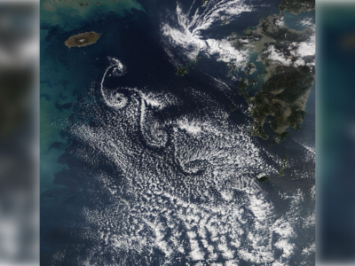 濟州島外海現「神秘666」雲渦！鄭明典讚可愛　竟曾釀橋梁崩塌