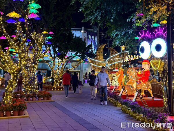 ▲2026竹山竹藝燈會馬年迎春不打烊。（圖／竹山鎮公所提供，下同）