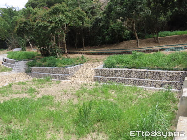 ▲採國產木材及自然工法，減少干擾，維持棲地連續，兼顧野生動物通行。（圖／記者高堂堯翻攝）