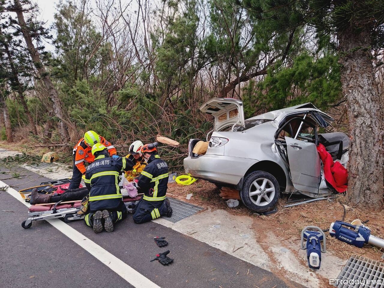 澎湖村長自撞「與妻雙亡」!娘家宴完送女兒回馬公 返家途中遇劫