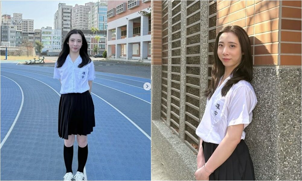 高雄人身分曝!Fumi阿姨換上「雄中制服」拜年 全場狂讚清純