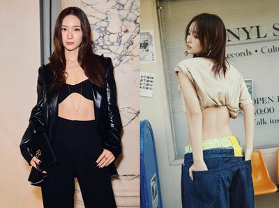 女星穿搭心機公開！Krystal暗黑風氣場飆破天花板、MOMO腹肌開外掛