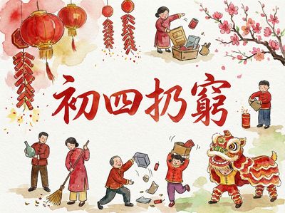 大年初四要「扔窮」有講究？　陸媒提醒：記住正宗3步驟