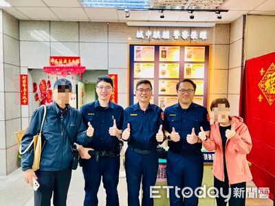 沒裝SIM卡也找得到　華僑遺失手機！北市警鷹眼尋回母比讚