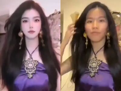 一秒打回原形！美妝直播主「濾鏡突故障」真面目曝光…嚇掉14萬粉