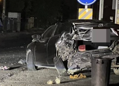 泰僧人清晨徒步化緣「慘遇飛車撞死」！　車尾全毀恐怖畫面曝