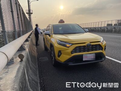 快訊／35歲男搭小黃去醫院！五楊高架硬要下車　翻過護欄墜落送醫