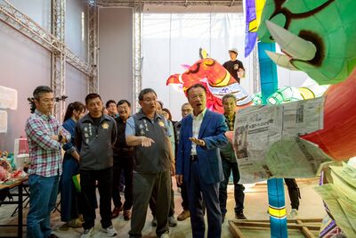 朴子配天宮樸子媽躍上睡魔燈組！　台日宗教藝術跨界融合