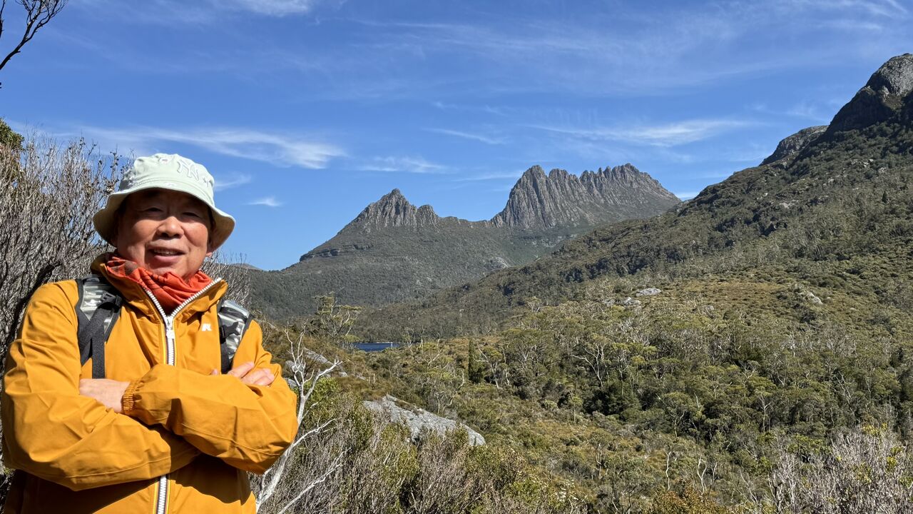華夏國際董座董兆麟趕完尾牙 遠離塵囂偕妻女飛澳洲塔斯馬尼亞