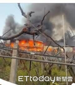 獨／毛毛的...梨山工寮遭縱火　民眾拍照赫見「鬼面笑臉」