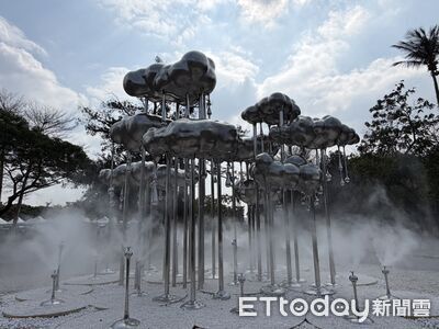 台南山上花園水道博物館「水語森林」「唧筒象」　成走春新地標