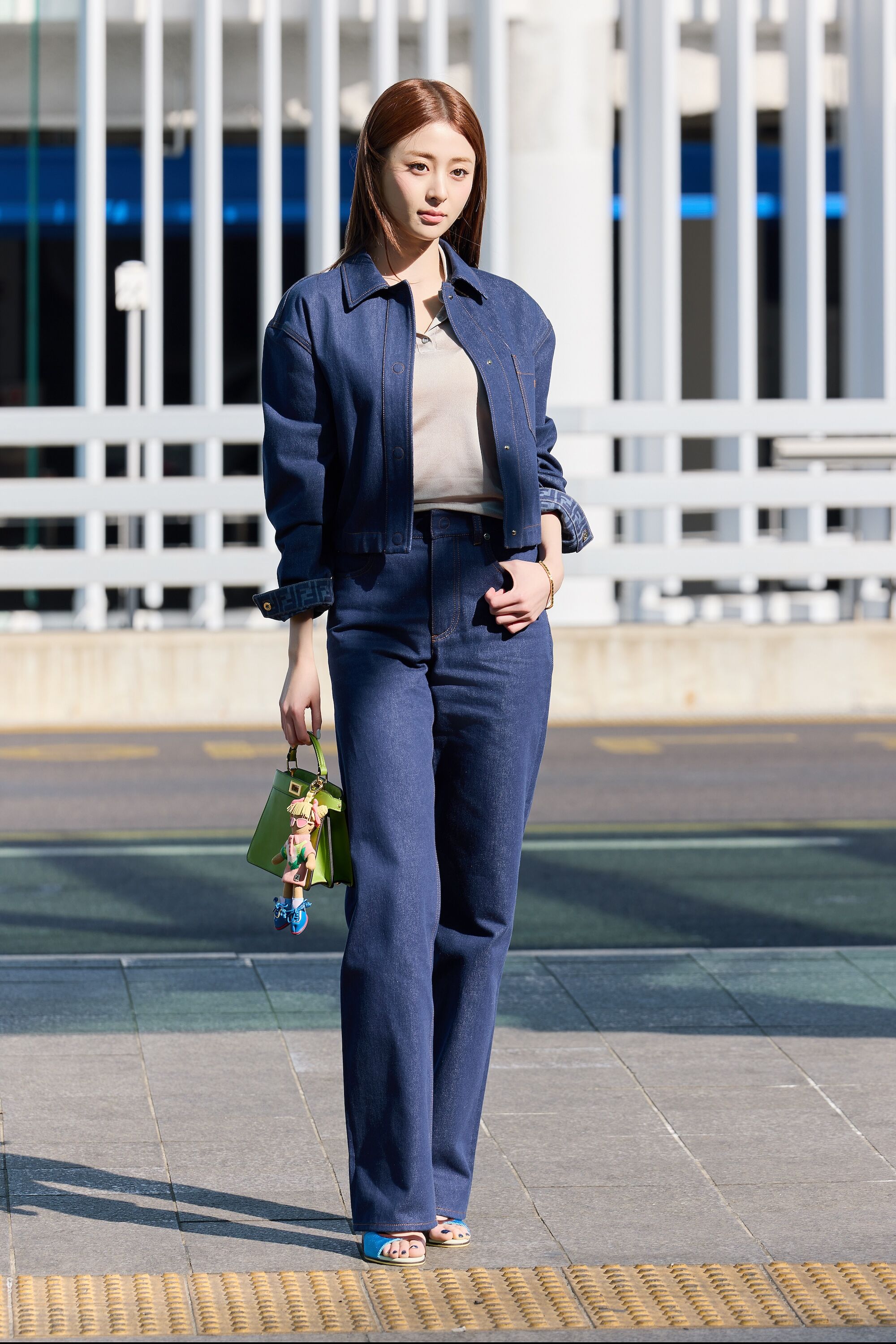 ▲Burberry秀 Lily許韶恩。（圖／記者林明瑋攝）