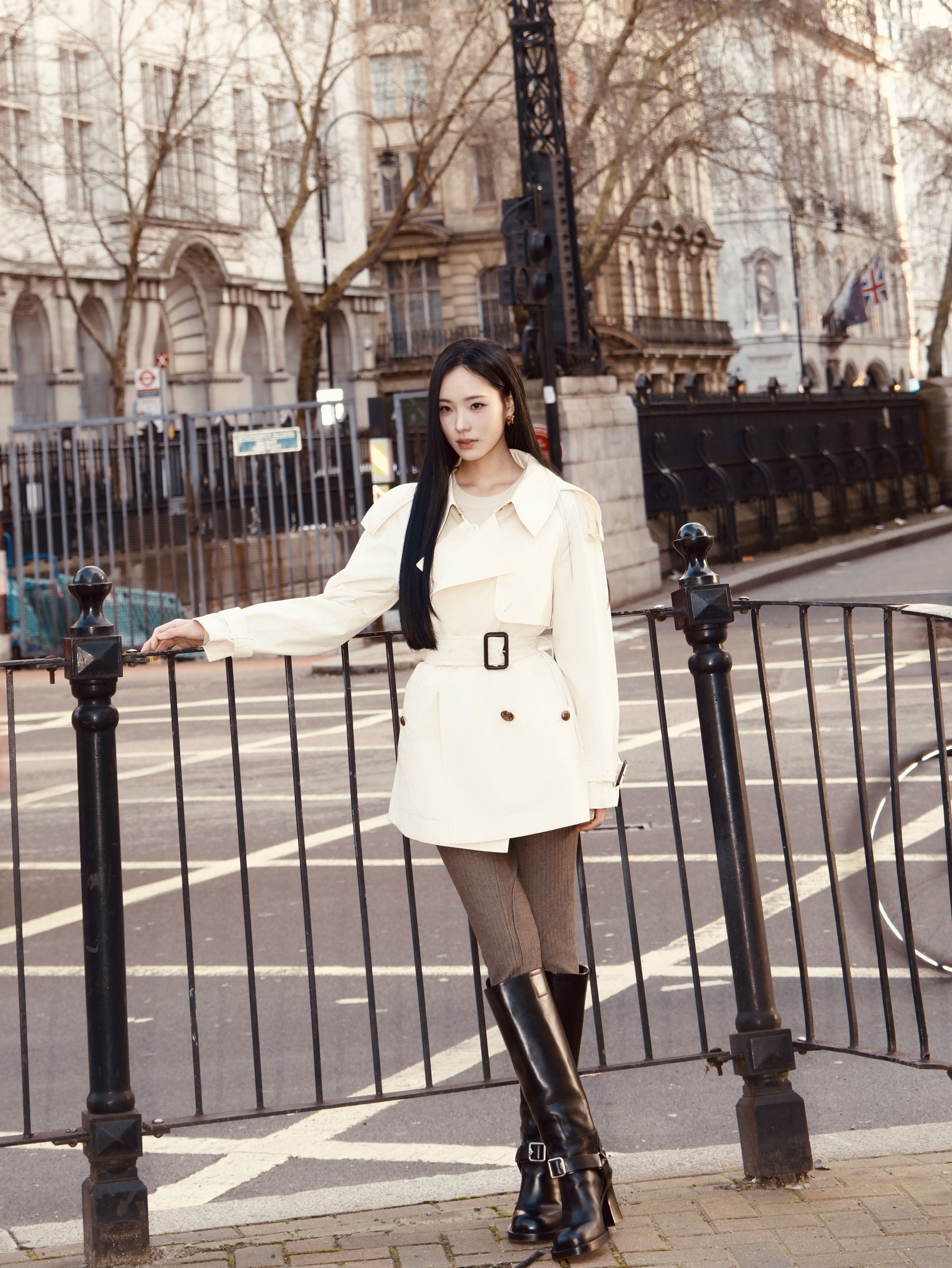 ▲Burberry秀 Lily許韶恩。（圖／記者林明瑋攝）