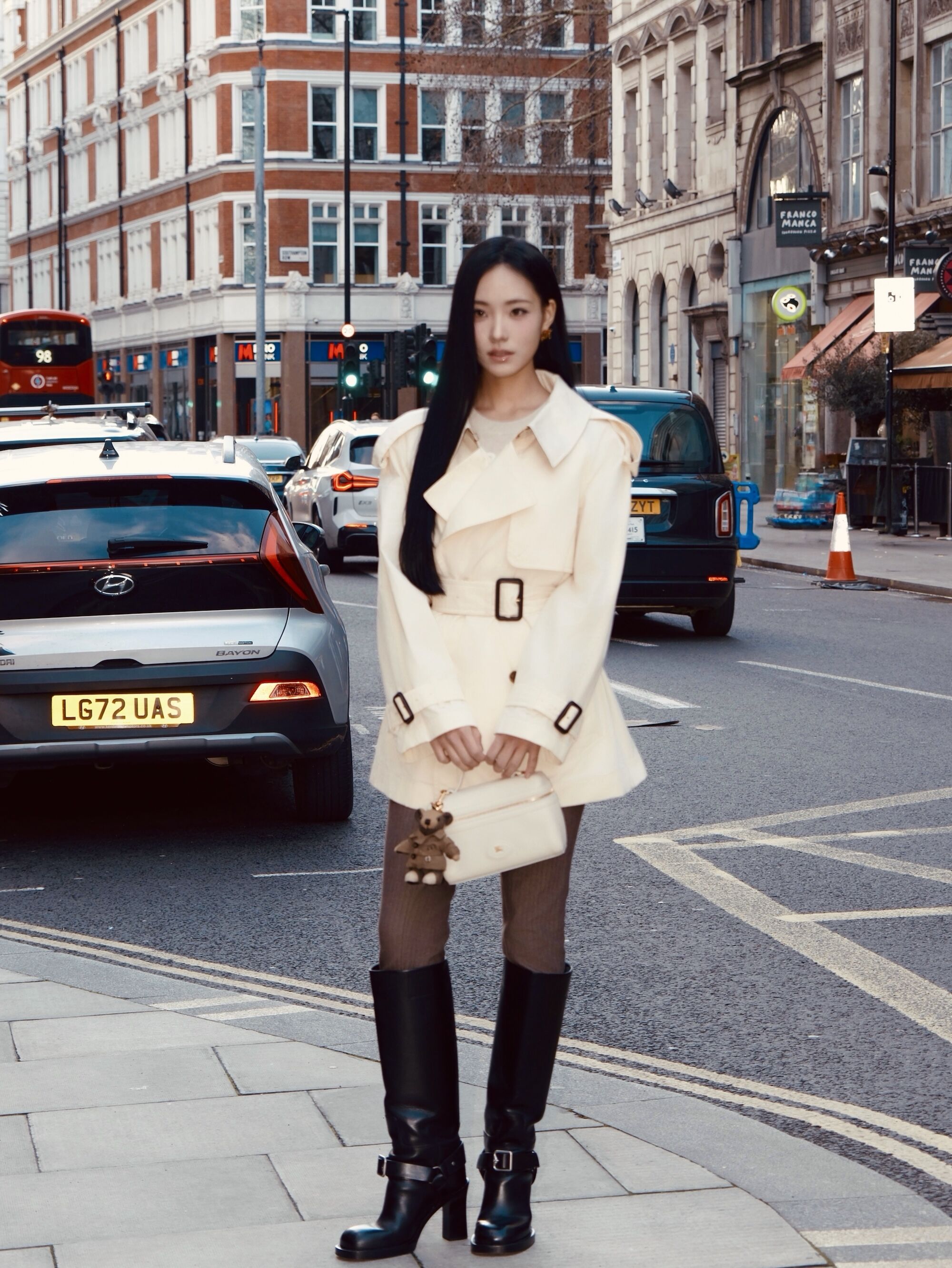 ▲Burberry秀 Lily許韶恩。（圖／記者林明瑋攝）