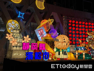 南投燈會開幕10天破百萬人次造訪　首邀日濱松市參展秀紫藤楓紅魅力