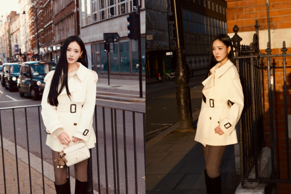 ▲Burberry秀 Lily許韶恩。（圖／記者林明瑋攝）