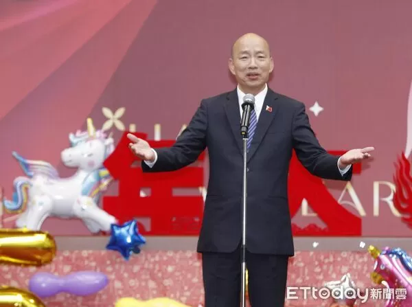 ▲韓國瑜24日在立法院新春團拜時致詞。（圖／記者湯興漢攝）