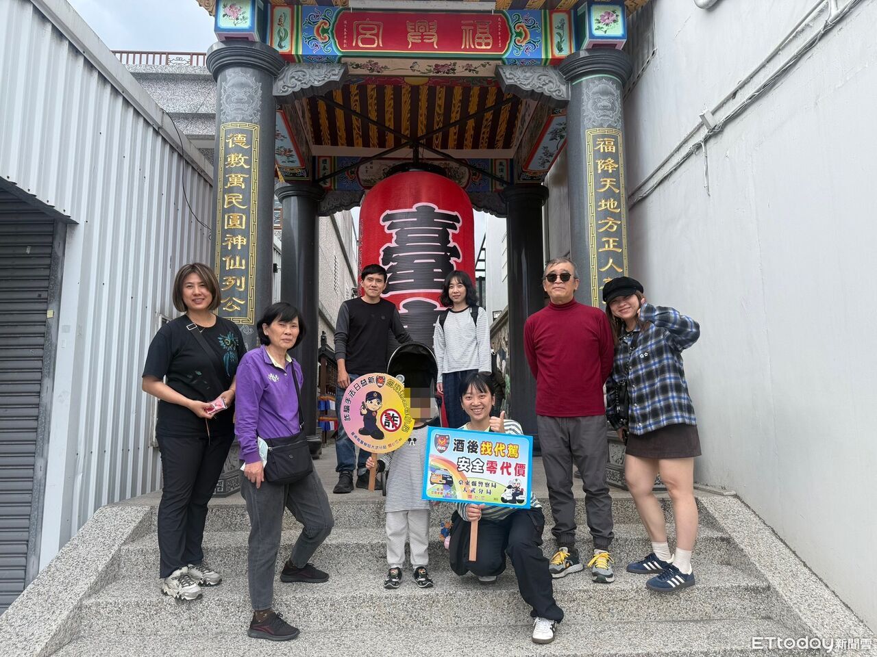 春節前進太麻里福興宮 大武警強化防詐與交通安全宣導