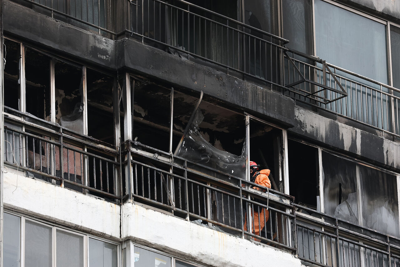 韓國首爾江南知名大型社區今晨惡火 17歲少女慘遭燒死