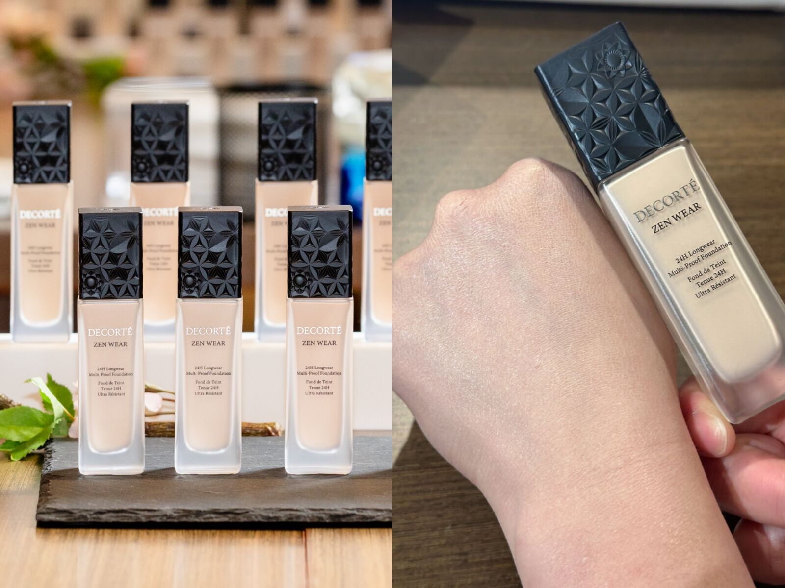 克蘭詩,黛珂,試開箱,粉底,粉底液,彩妝。（圖／記者李薇攝、品牌提供）