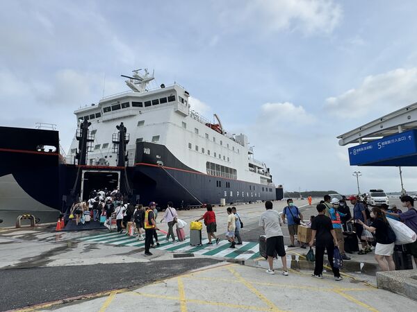▲高雄-馬公航線疏運情形。（圖／航港局提供）