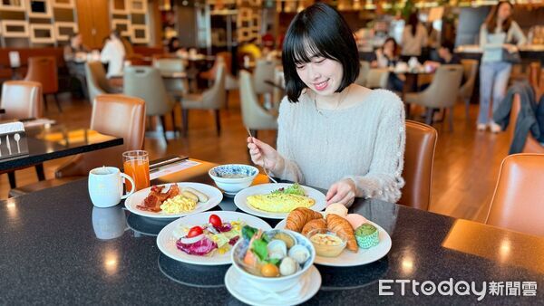 ▲福容桃園機捷A8店田園西餐廳3月1日起，平日周一至周四推出「早午餐好食光 Brunch Buffet」，用餐時間可以到下午2點。（圖／福容桃園機捷A8店提供）