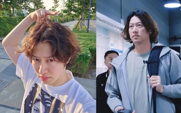 ▲王建民（右）撞臉金希澈（左）掀熱議。（圖／翻攝自中職Threads、金希澈IG）