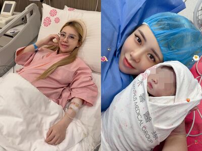 饅頭媽生了！剖腹產下四寶「怎麼那麼痛」淚崩…愛女白皙萌樣曝光