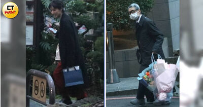 田中千繪跟爸爸保證「很幸福」　范逸臣寒風中等門接人