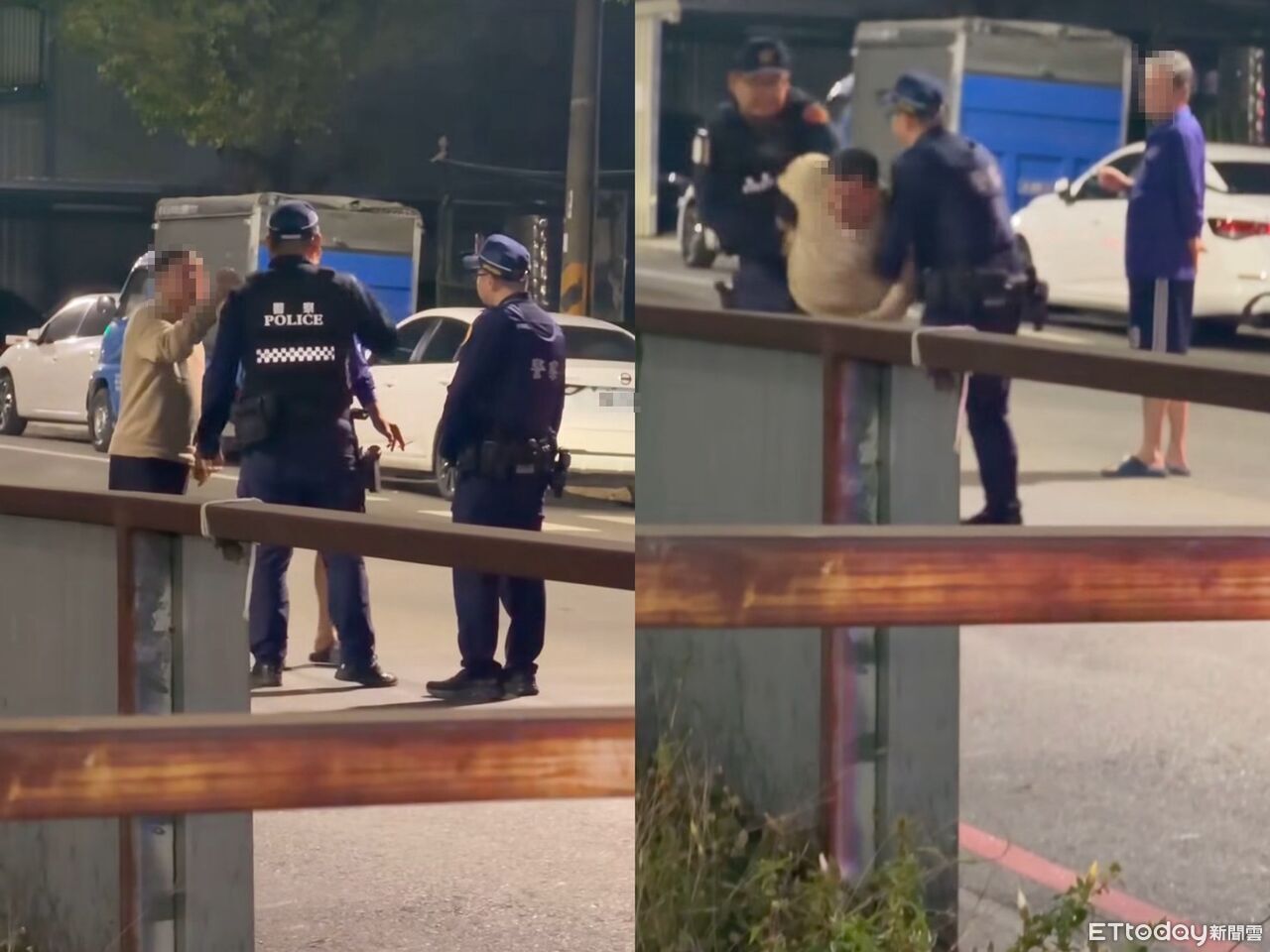 醉男大鬧超商!回馬槍「問候員警媽媽」 遭鎖喉上銬畫面曝