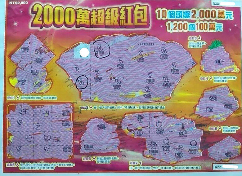 第5張2000萬刮刮樂落腳新竹 情侶嗨喊「城隍爺賜買房頭期款」