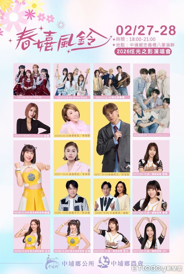 嘉義中埔2026春嬉風鈴節 熠光大市集與煙火秀攻略