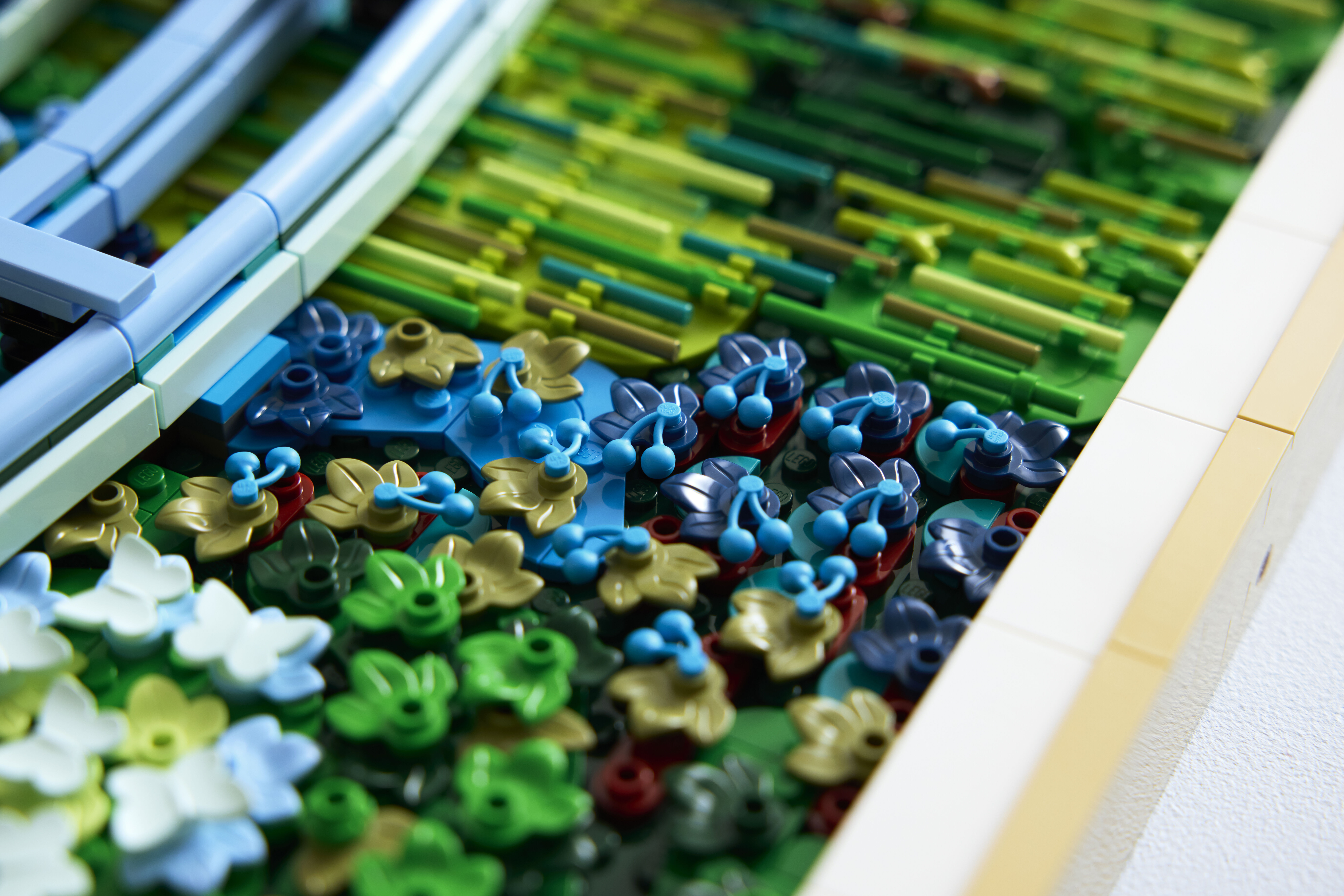 ▲樂高藝術系列《睡蓮池上的拱橋》。（圖／LEGO）