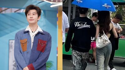 黃曉明新加坡同遊被拍！親密撐傘幫拿飲料　新歡身分疑為歌手
