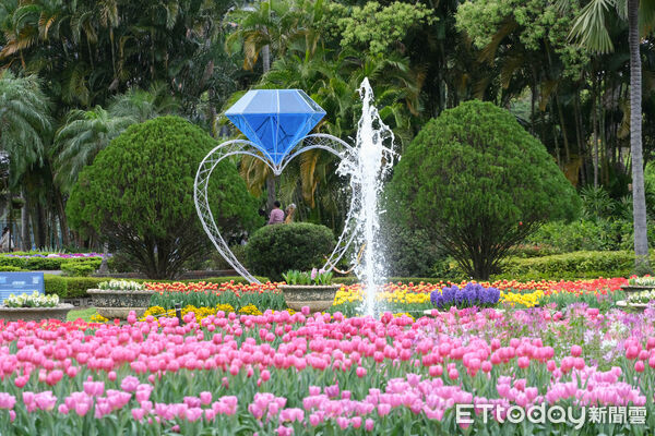 ▲2026士林官邸鬱金香展。（圖／記者彭懷玉攝）