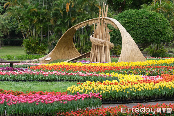 ▲2026士林官邸鬱金香展。（圖／記者彭懷玉攝）