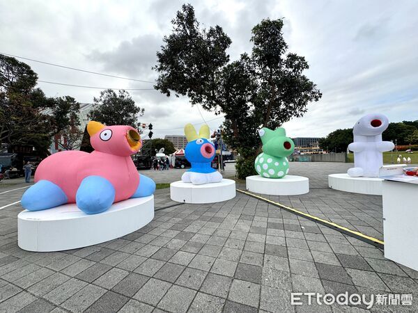 ▲2026台北燈節今（25日）點燈花博展區,2026台北燈節。（圖／記者彭懷玉攝）