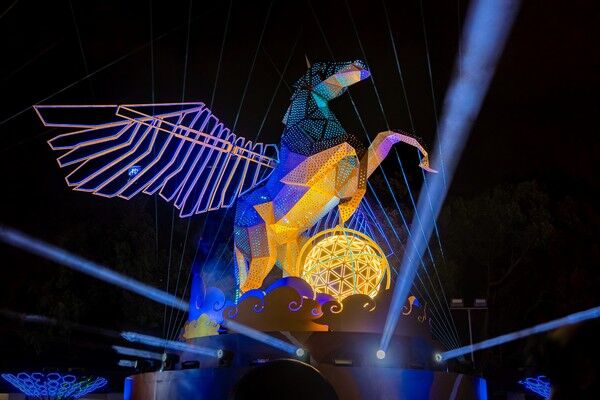 ▲2026桃園燈會「飛馬耀桃園」